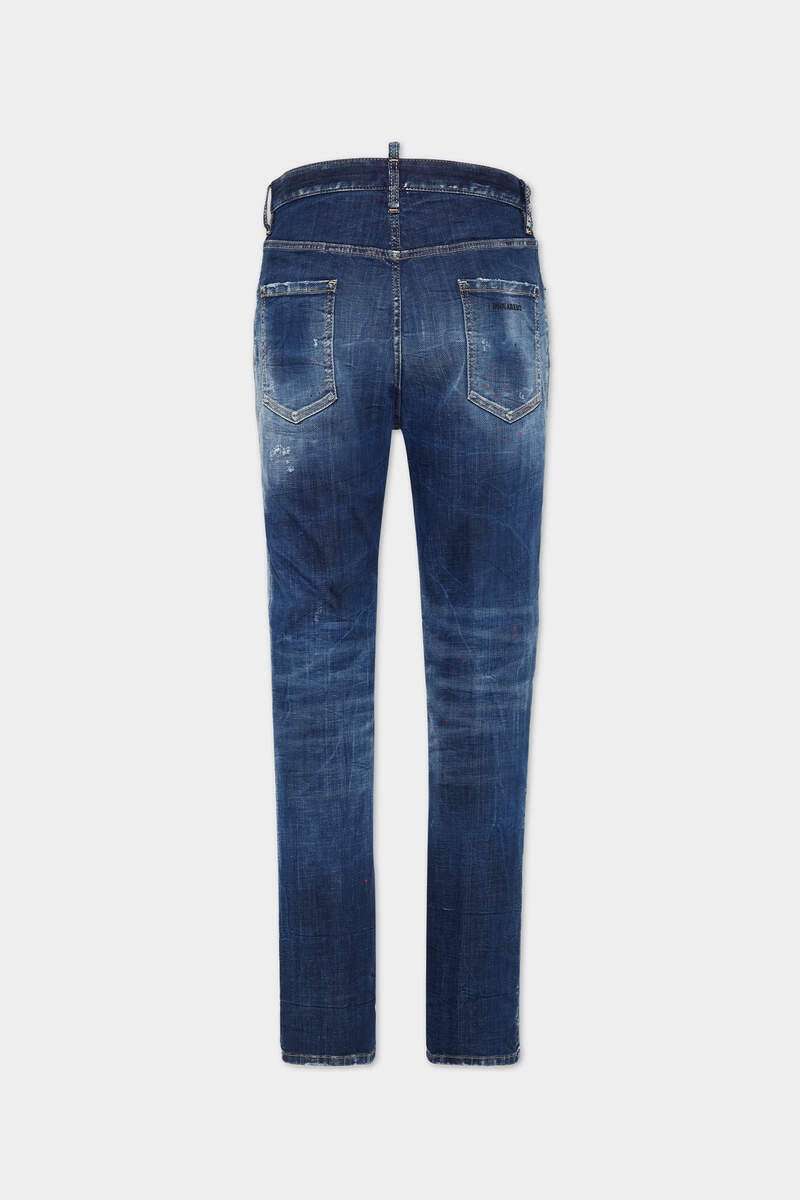 DARK BROKEN KNEE WASH 642 JEANS - 2
