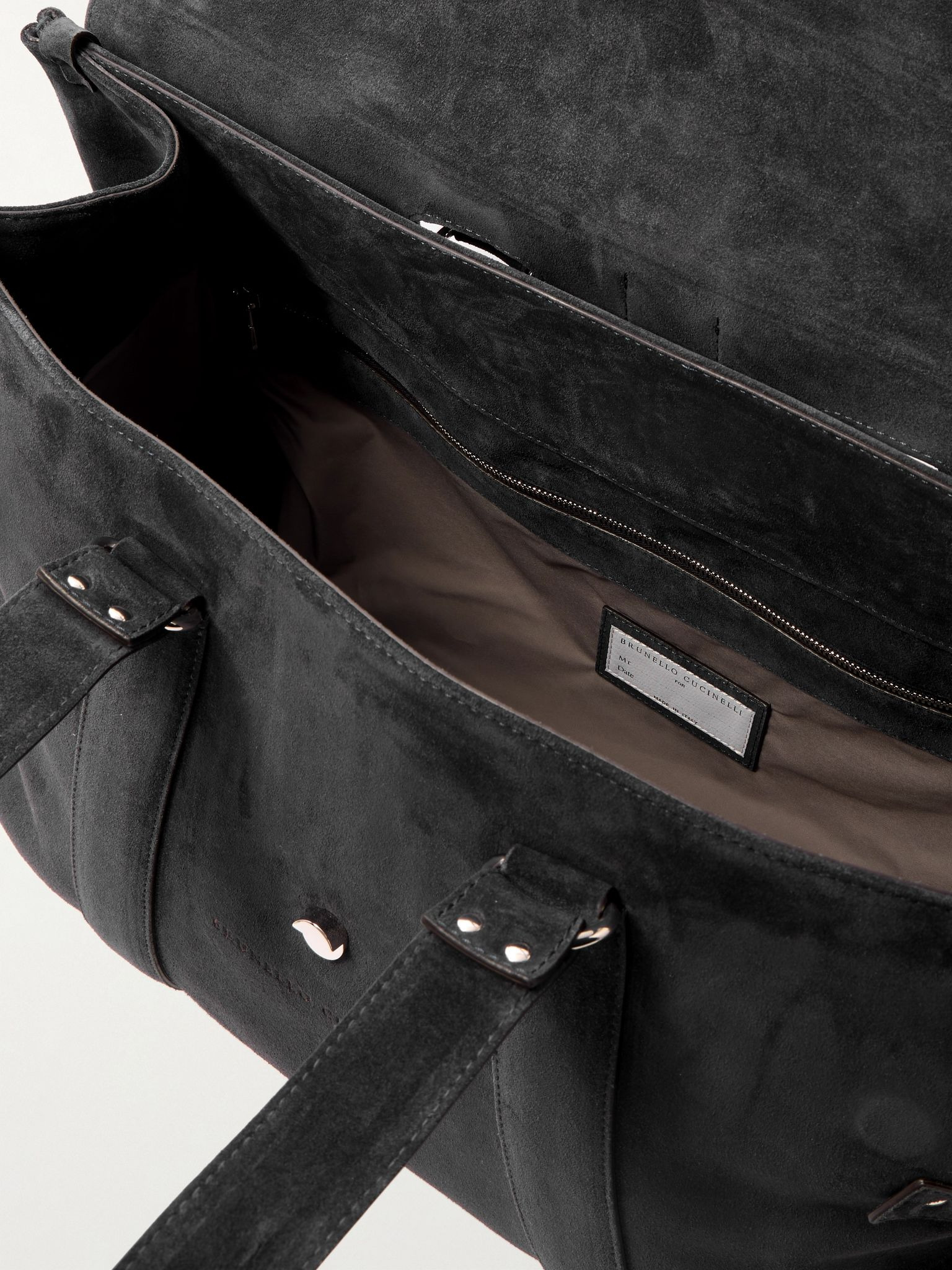 Suede Weekend Bag Black - 5