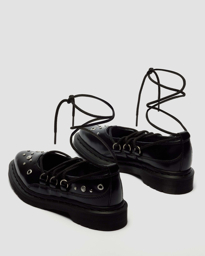 ELPHIE II Studded Buttero Leather Ballet Flats 9