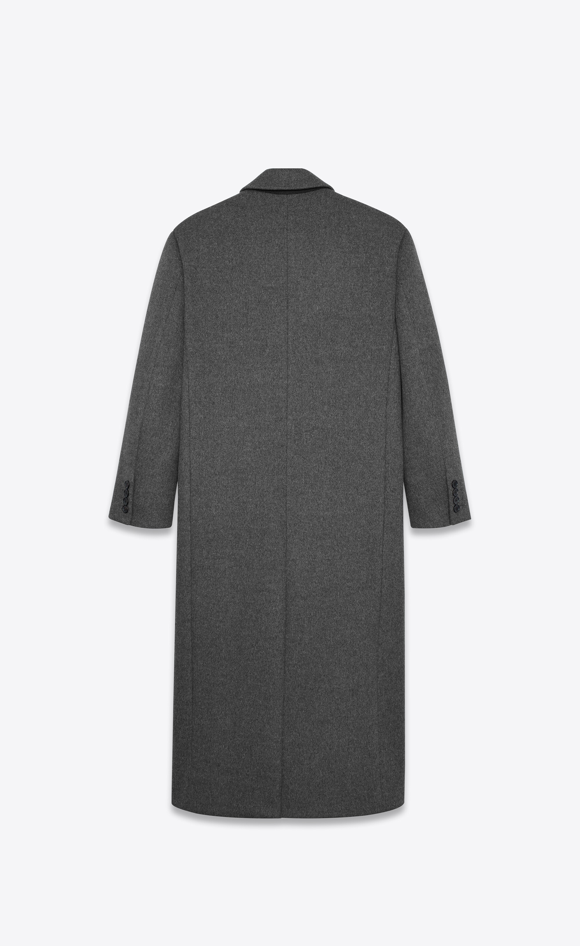 oversized coat in wool - 2