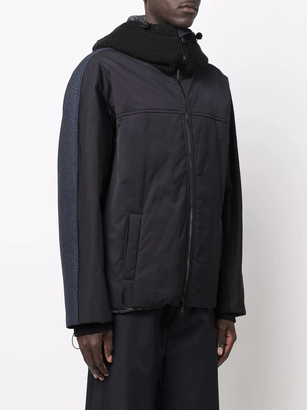 panelled padded jacket - 3