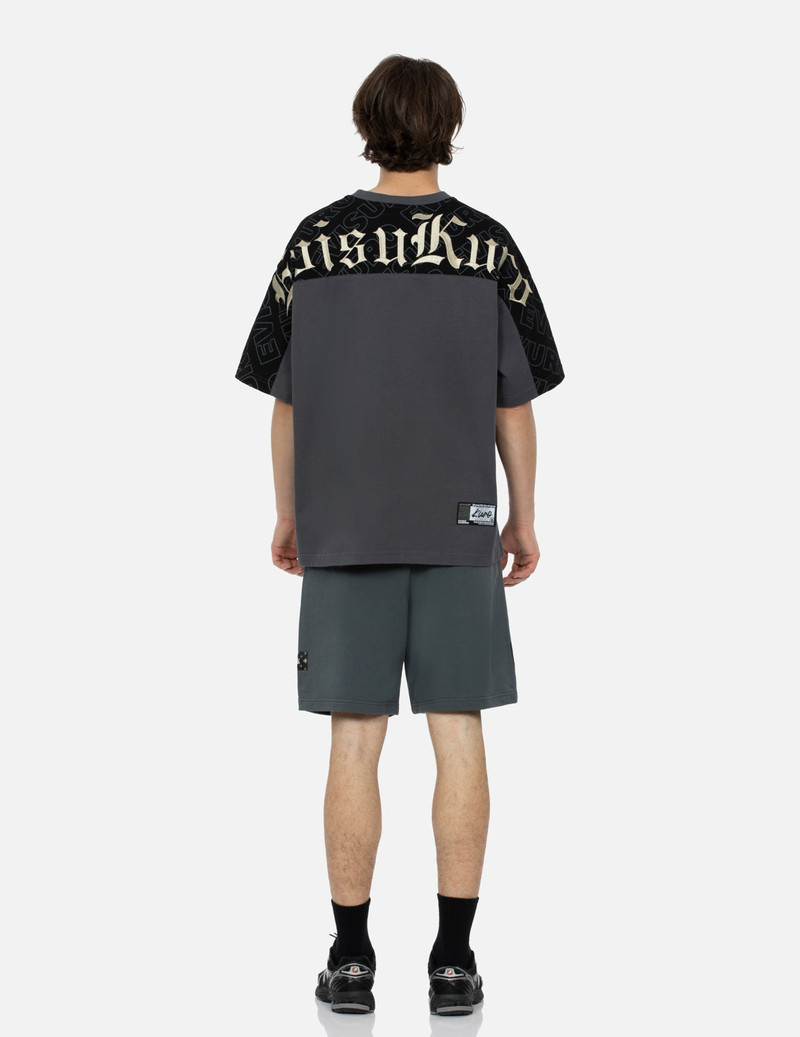 Allover EVISUKURO Print and Embroidery Loose Fit T-Shirt 5