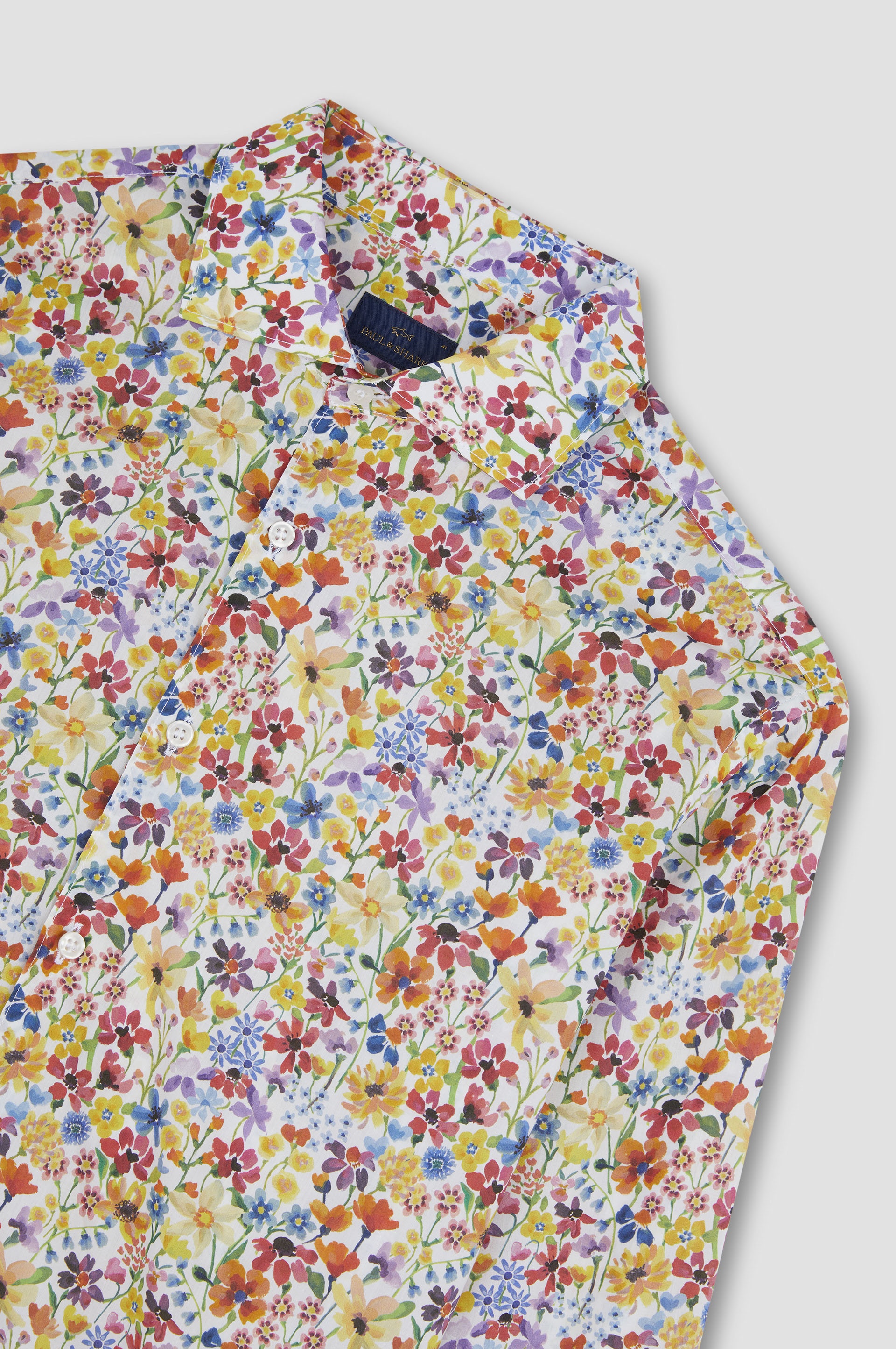 SHIRT WITH ARCHIVE FLORAL PRINT - 5