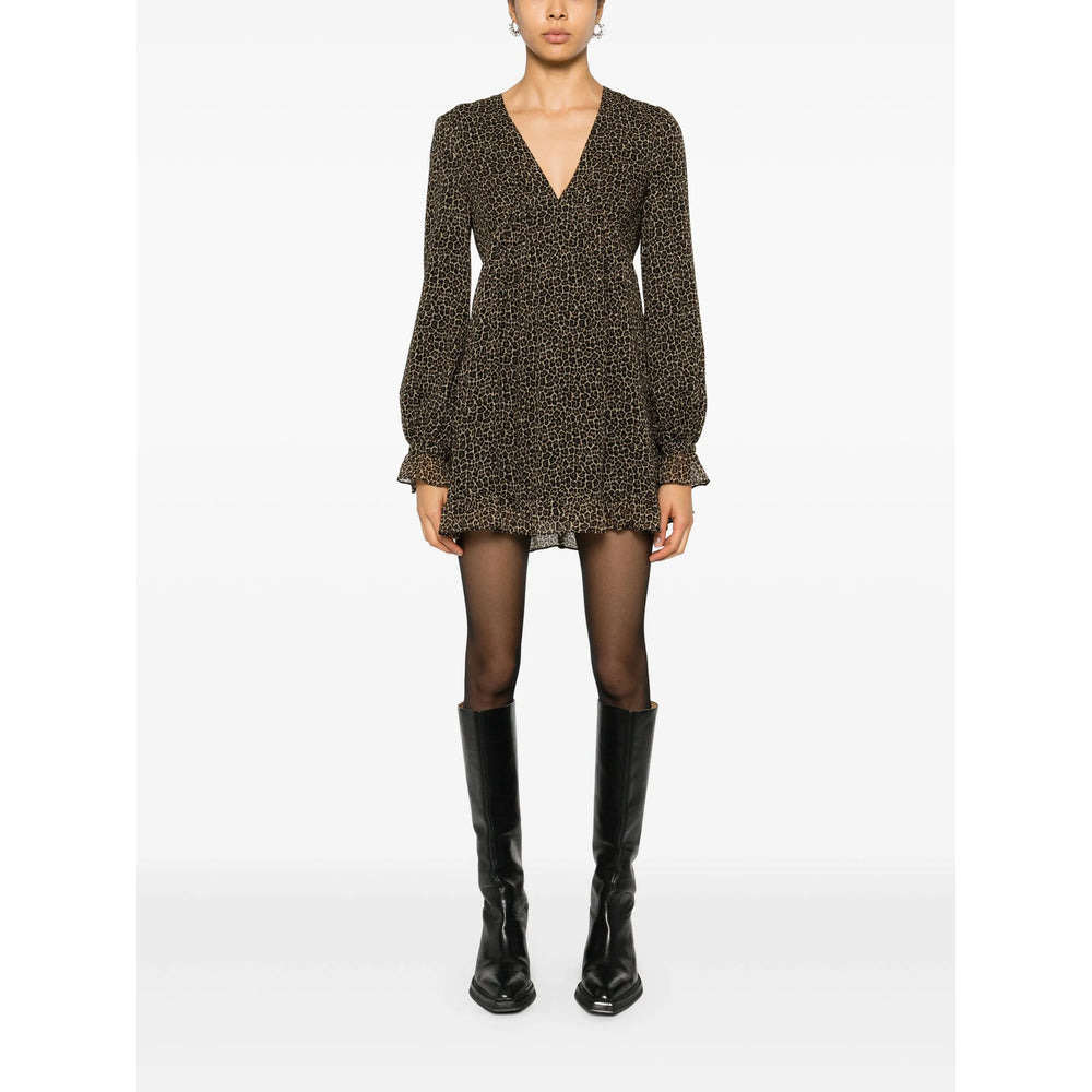 Saint Laurent Brown Dresses - Day Dresses Women - 4