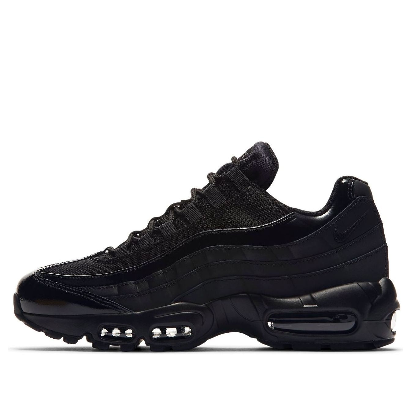 (WMNS) Nike Air Max 95 'Triple Black' 307960-010 - 1