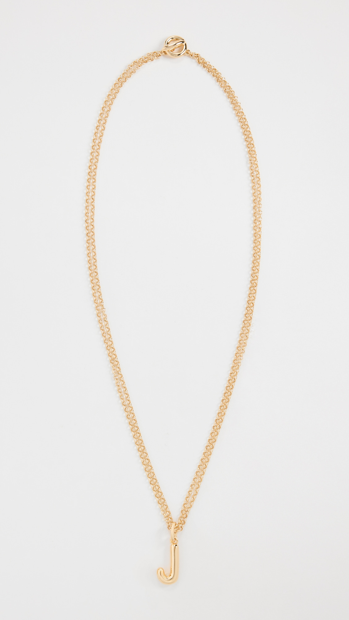 The Puffy Initial Necklace - 3