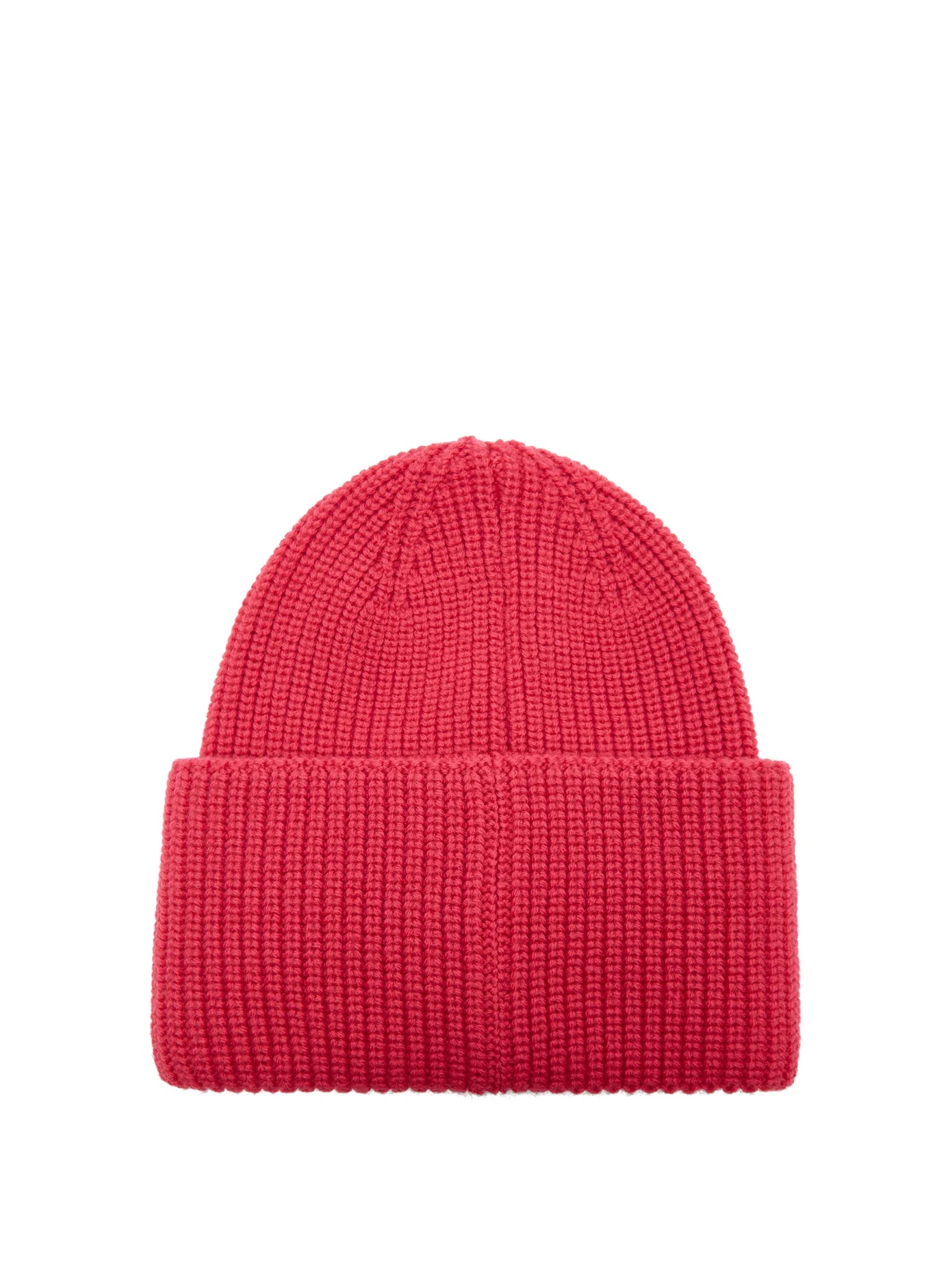 Velvet-logo wool beanie hat - 3