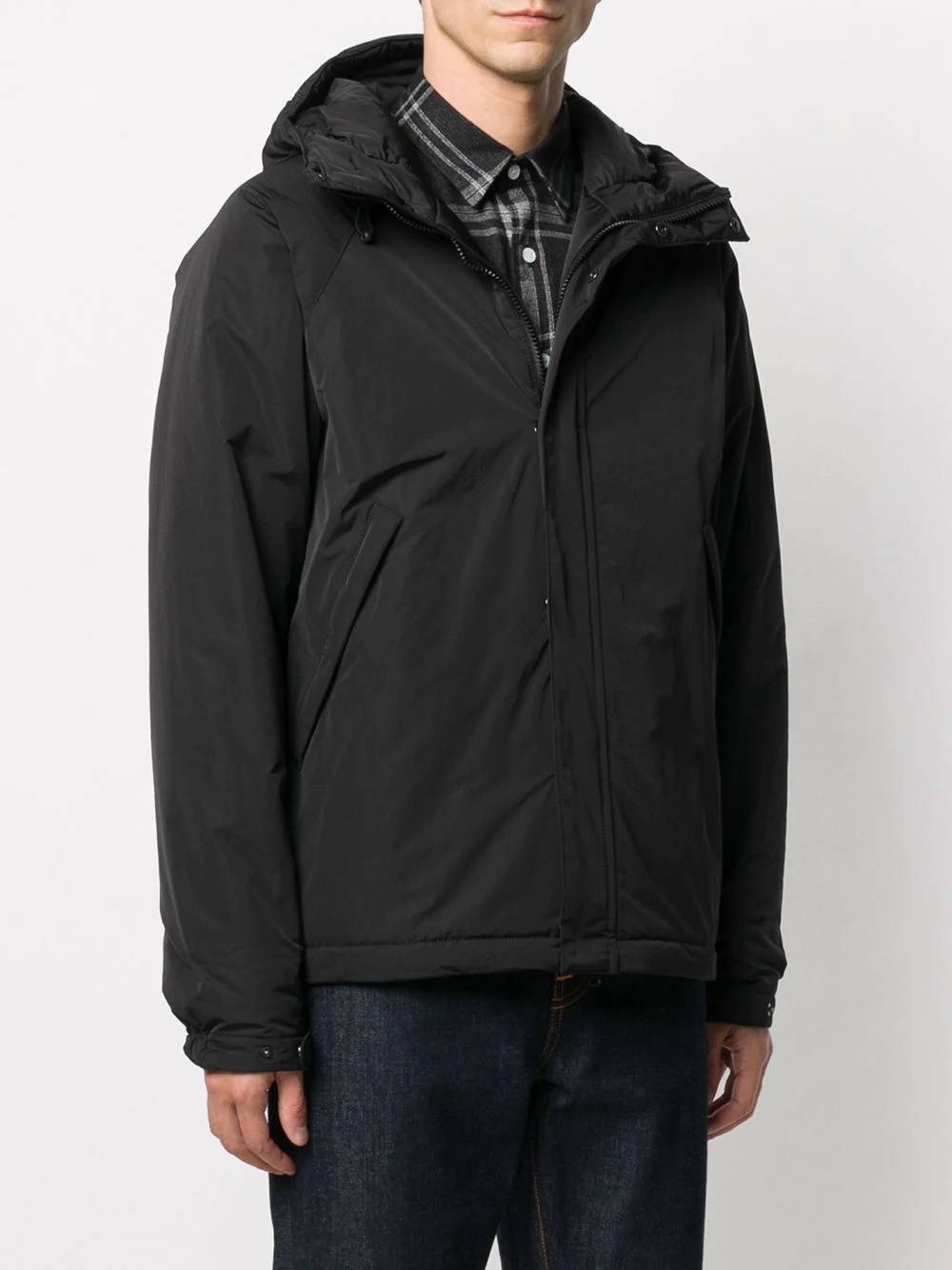 zip-up hooded jacket - 3