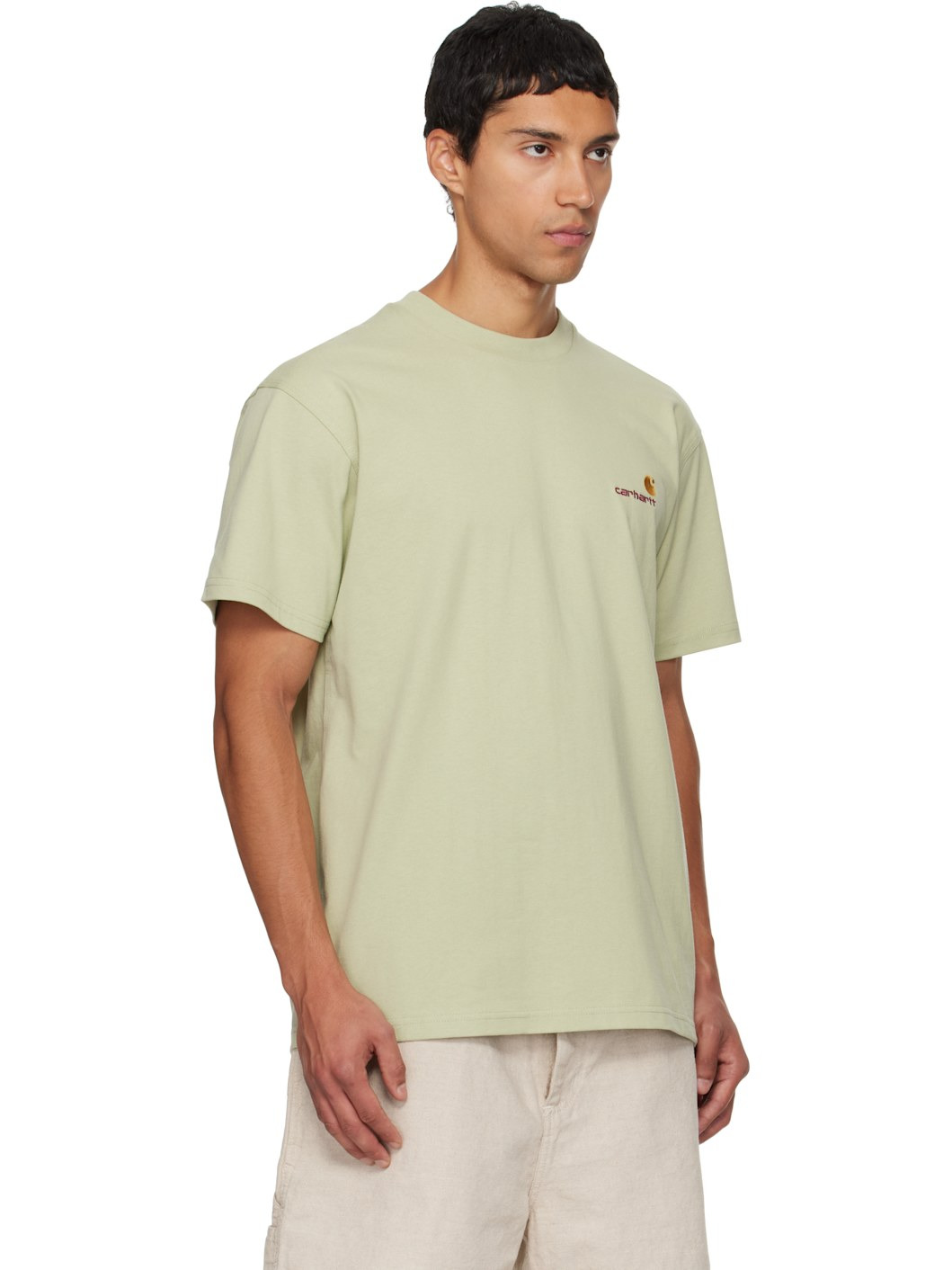 Green American Script T-shirt - 2