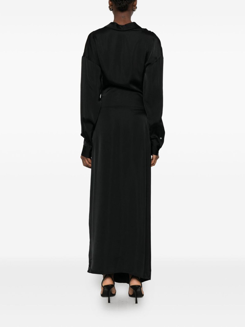 scoop neckline shirt maxi dress 4