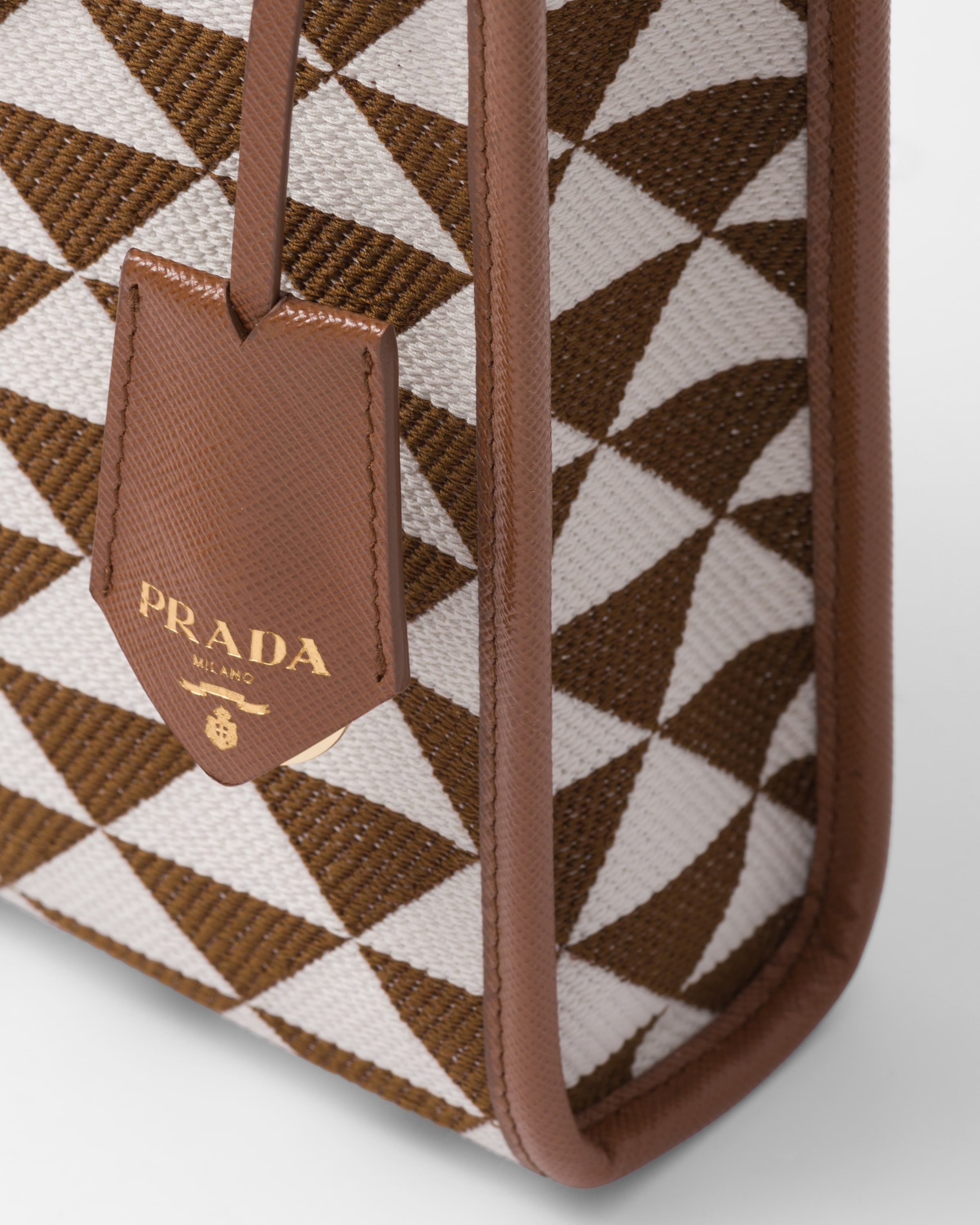 Prada Symbole embroidered fabric mini bag - 6