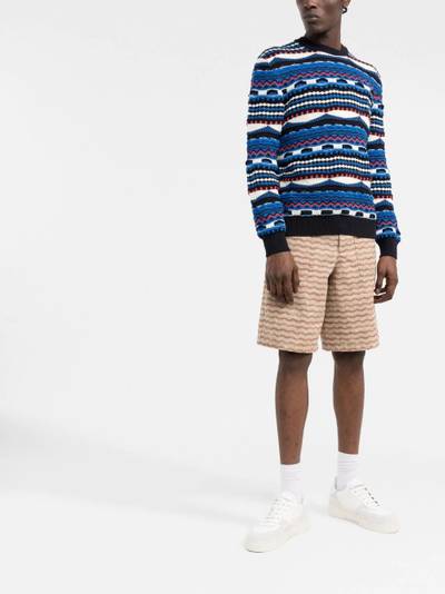 Missoni intarsia crew-neck jumper outlook