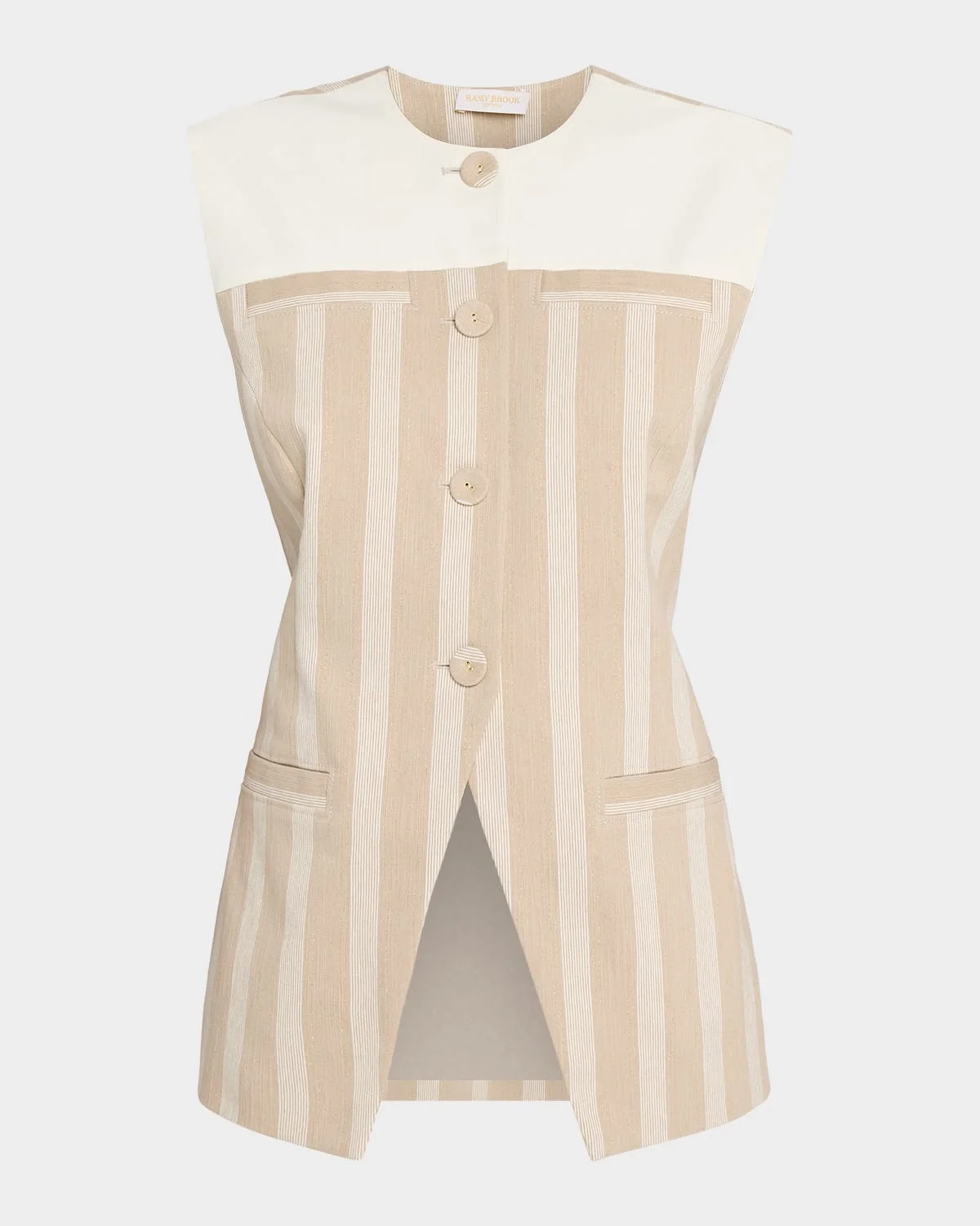 Nicola Striped Vest - 1