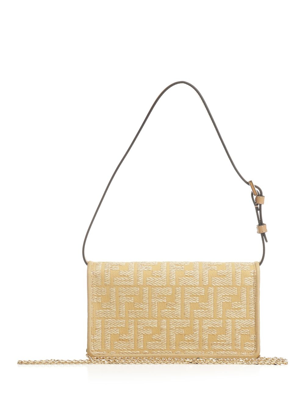 Baguette Small Leather Goods Beige - 3