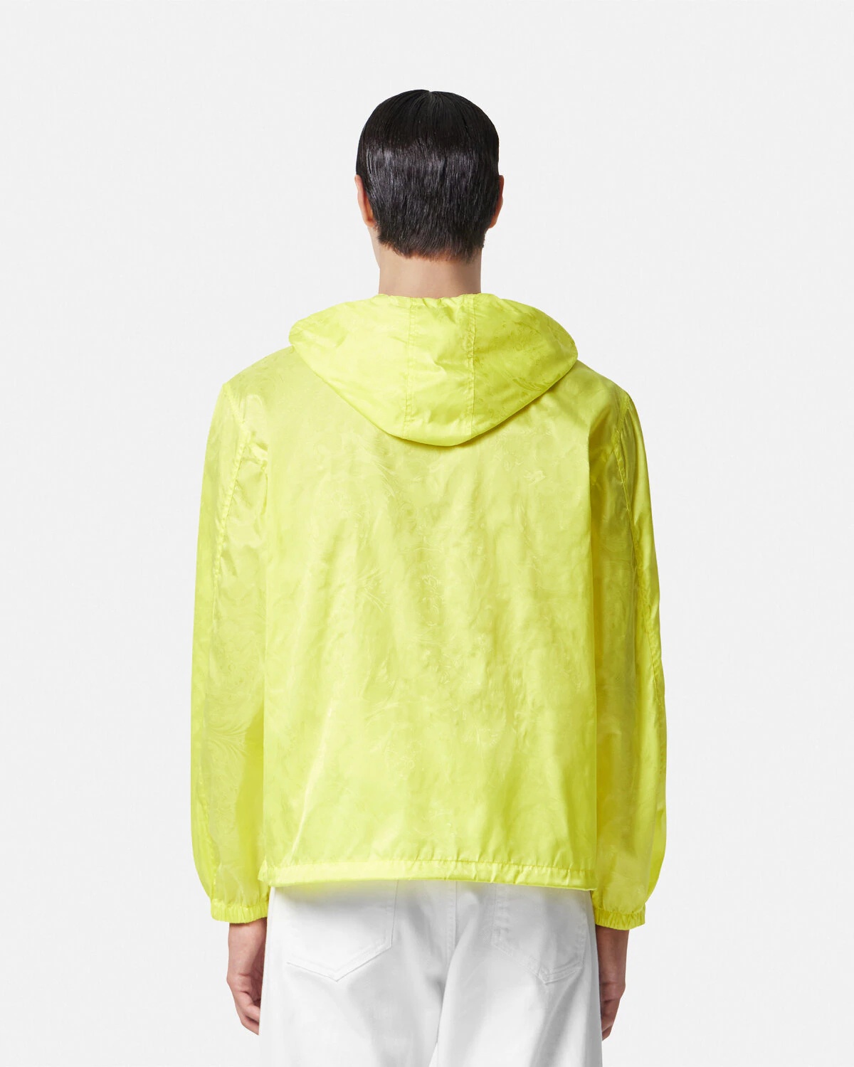 Barocco Jacquard Windbreaker Jacket - 5