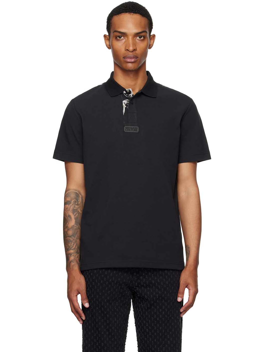 Black Outline Barocco Polo - 1