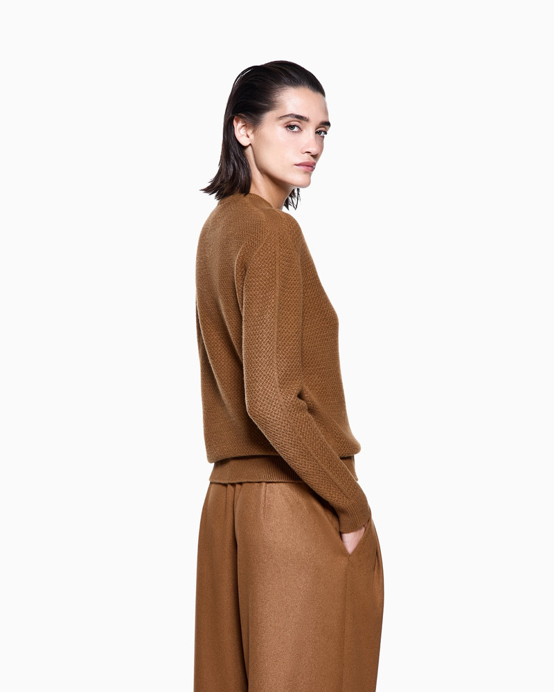 VICUÑA WOOL CREW-NECK JUMPER 3