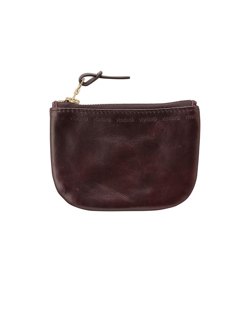 LEATHER WALLET BURGUNDY - 1