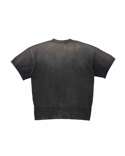 visvim COURT SWEAT S/S CRASH BLACK outlook