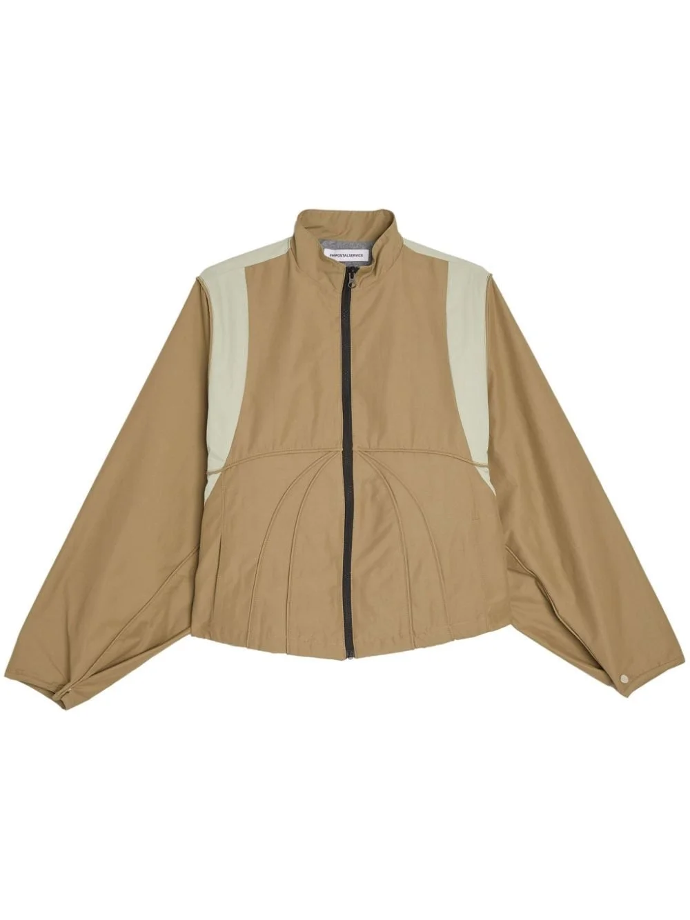 colour-block zip-front windbreaker - 1