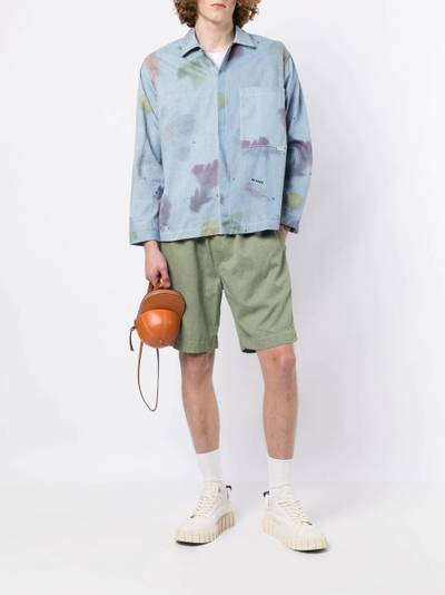 SUNNEI faded floral-print shirt outlook