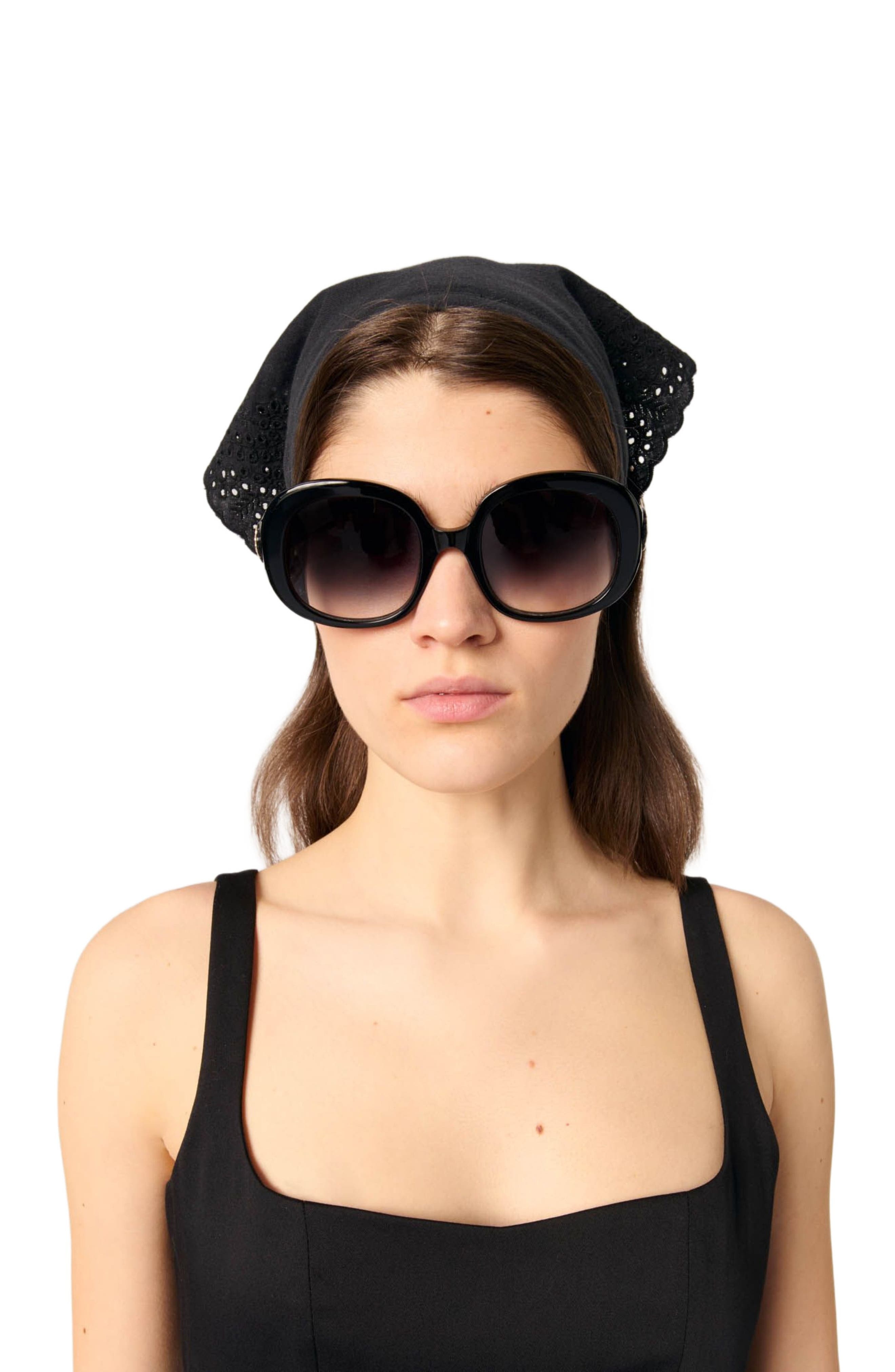 maje Short cotton dress in Black at Nordstrom - 6