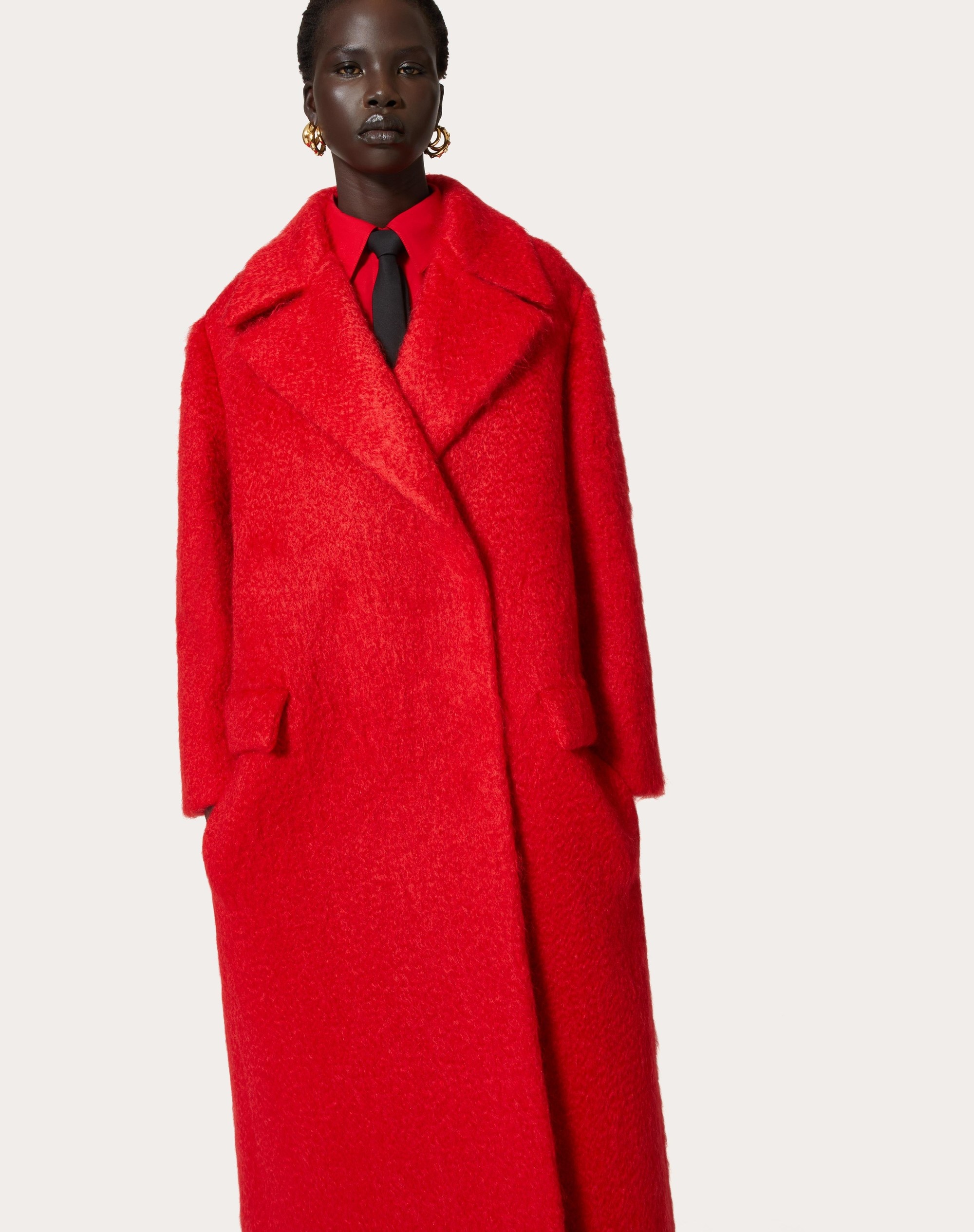 UNCOATED BOUCLÉ COAT - 5