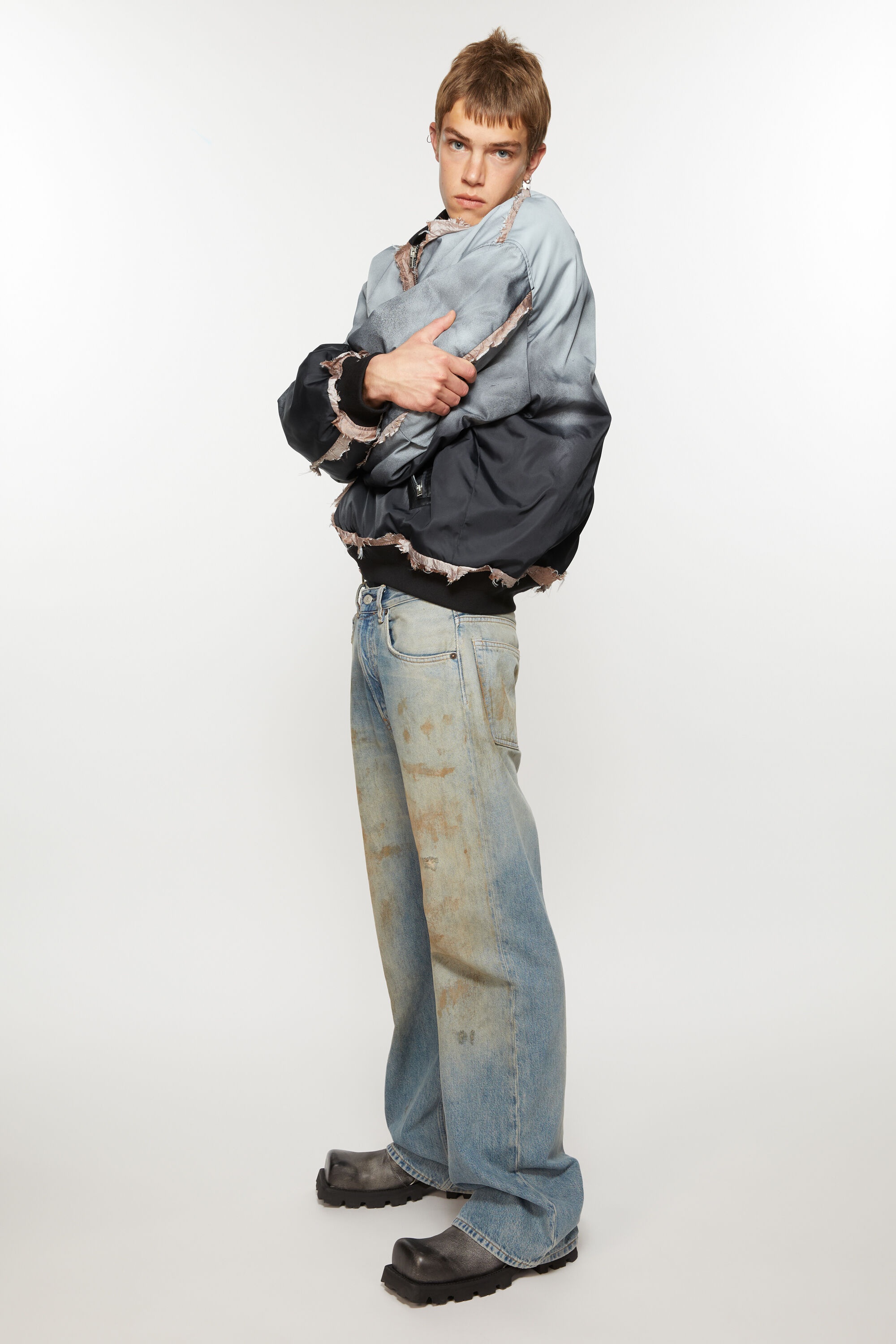 Bomber jacket - Faded black - 5