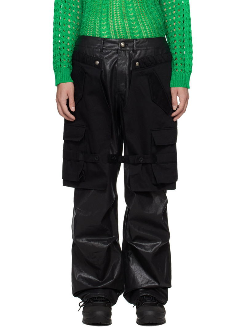 Black Raptor Cargo Pants 1