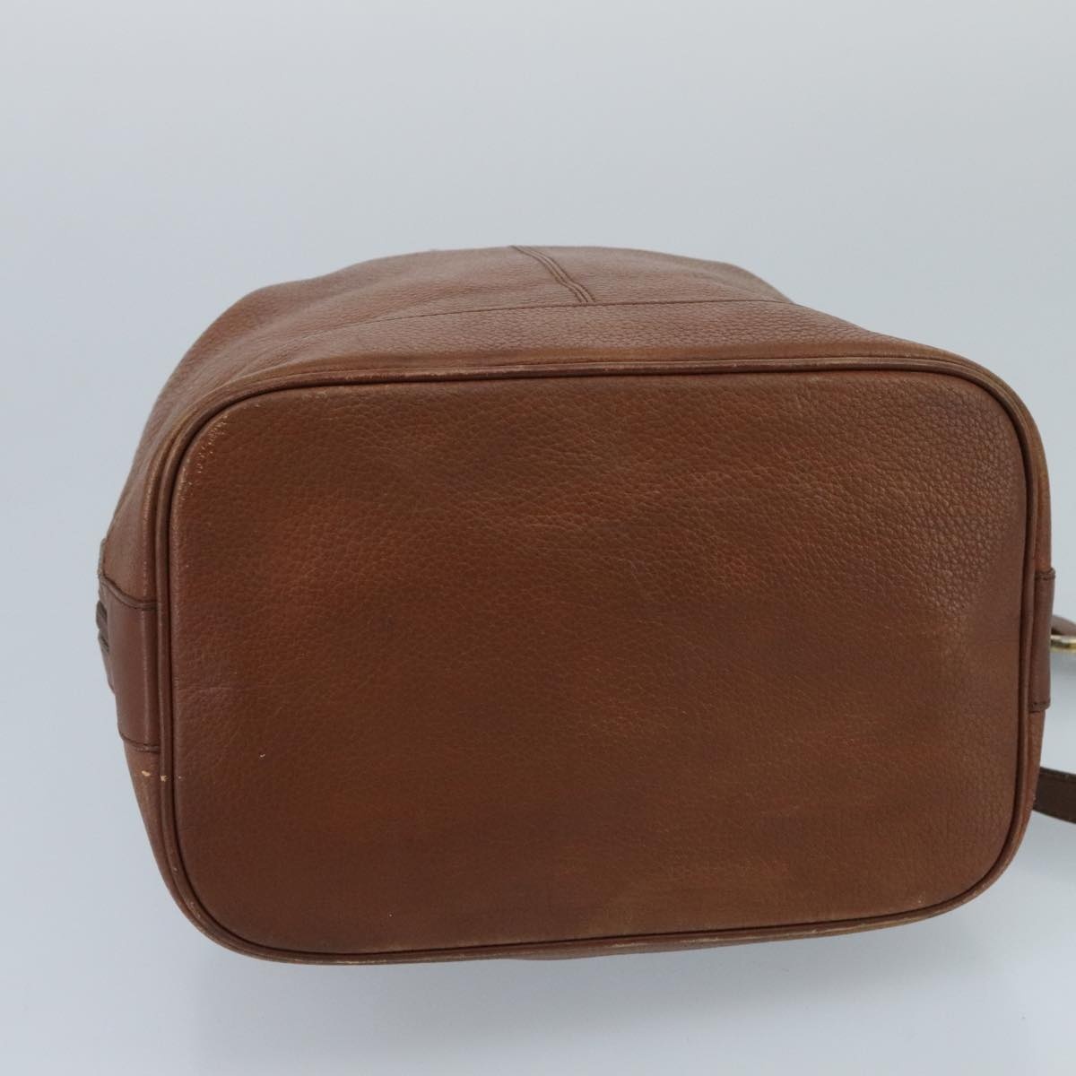 Burberry Nova Check Shoulder Bag Leather Brown Gold - 5