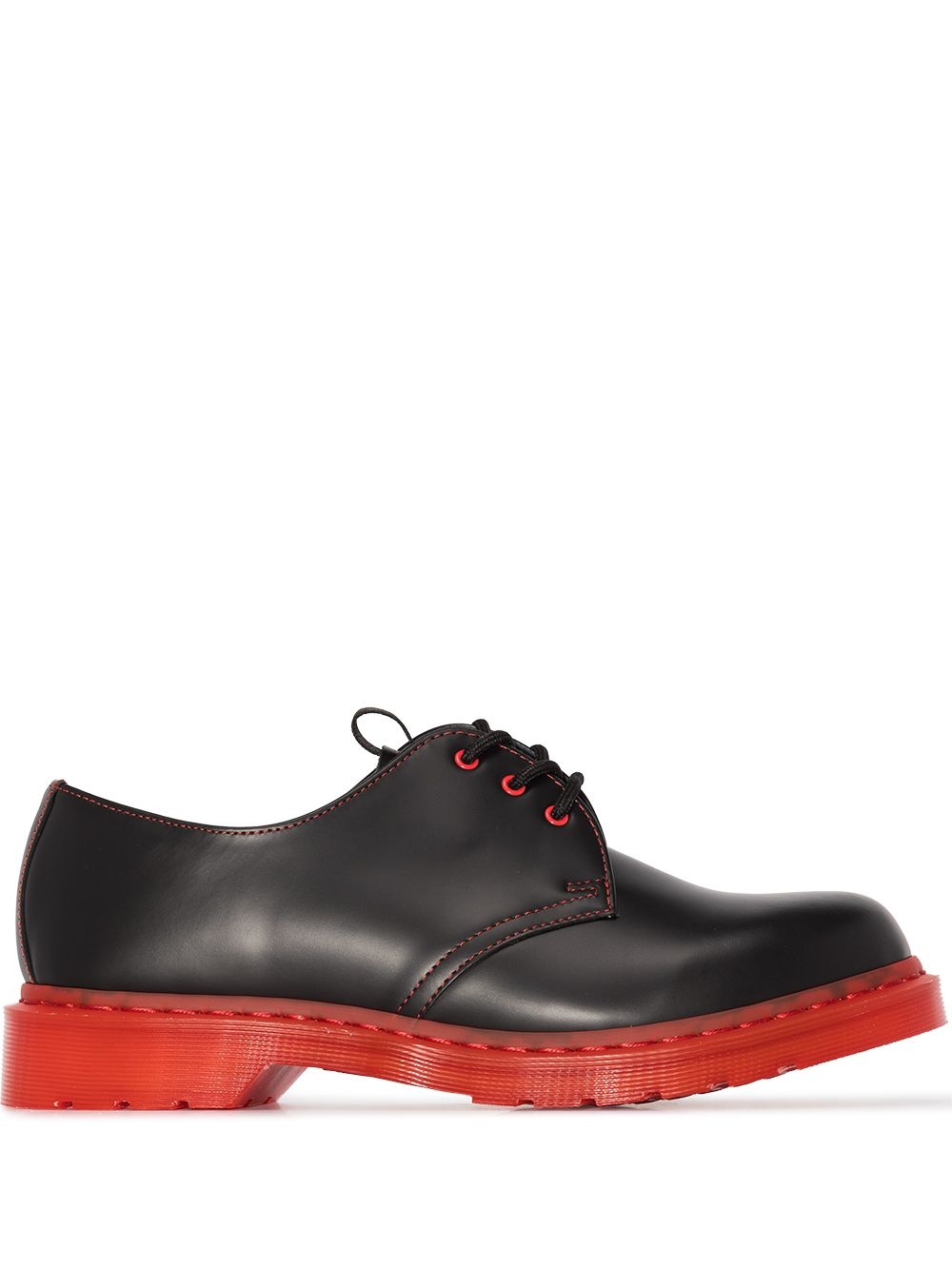 DR MARTENS X CLOT 1461 BLK RED LACE UP - 1