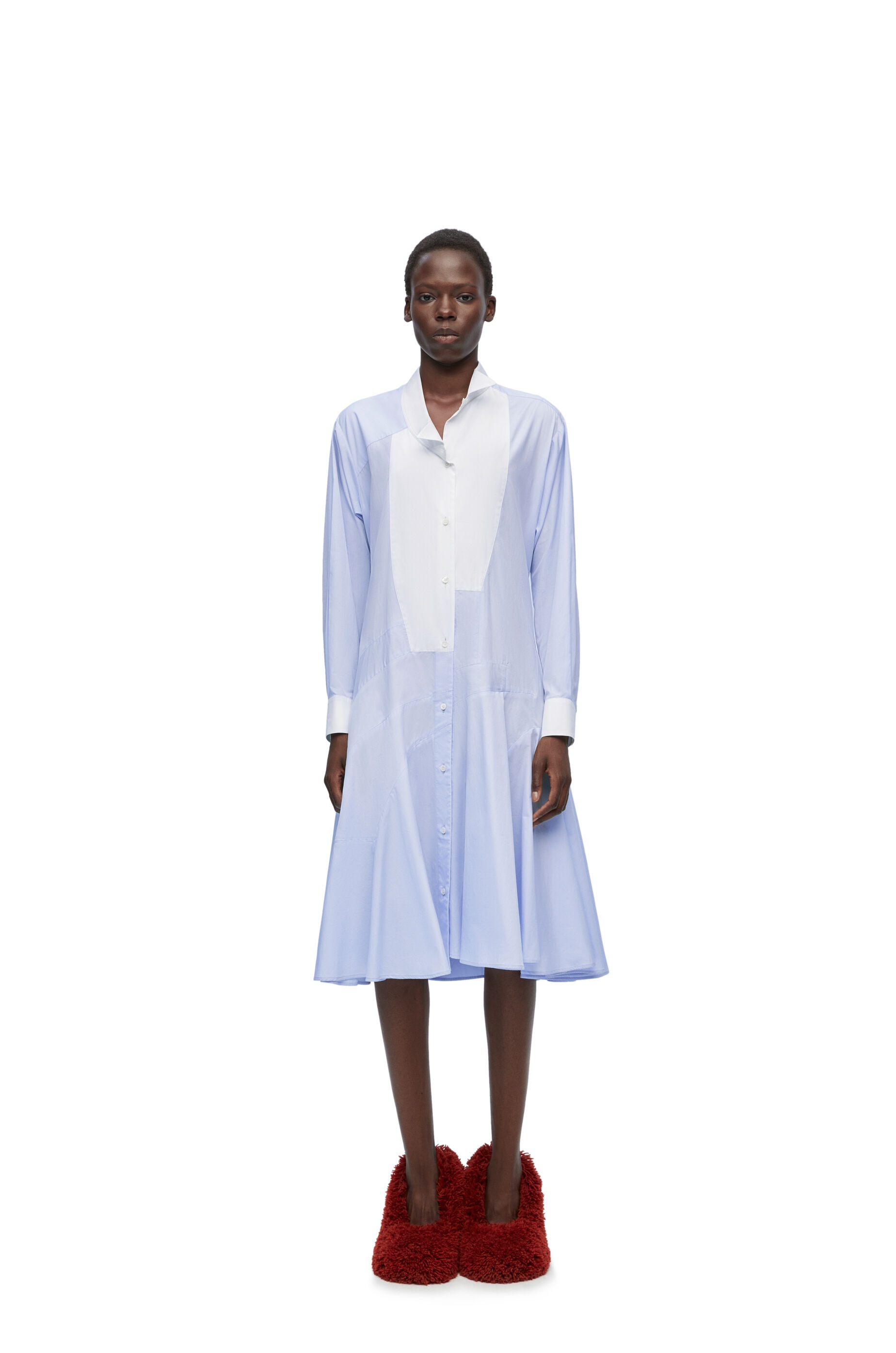 Shirt dress in cotton - 3