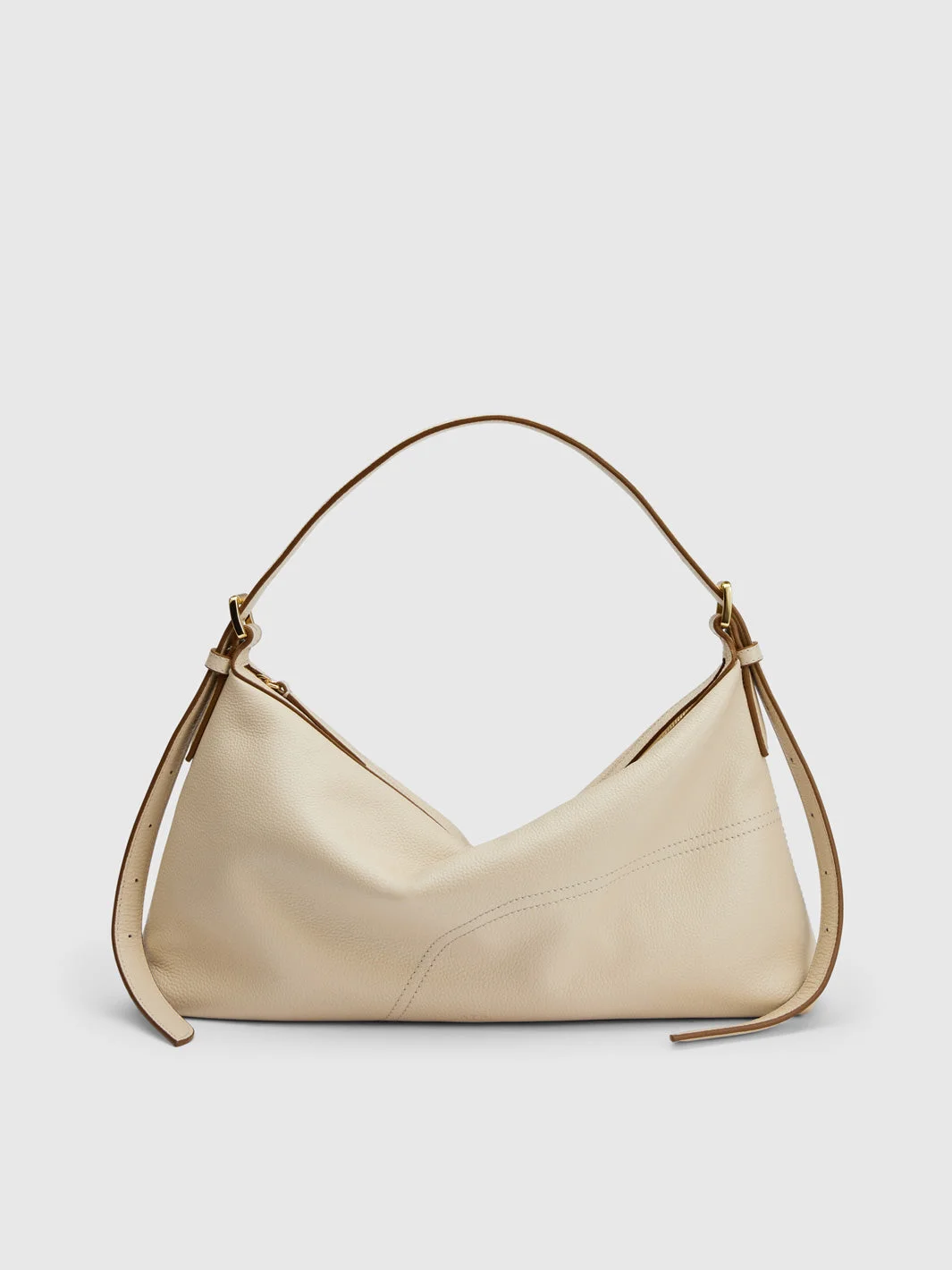 Castellare Mandorla Grained Leather Shoulder bag - 1