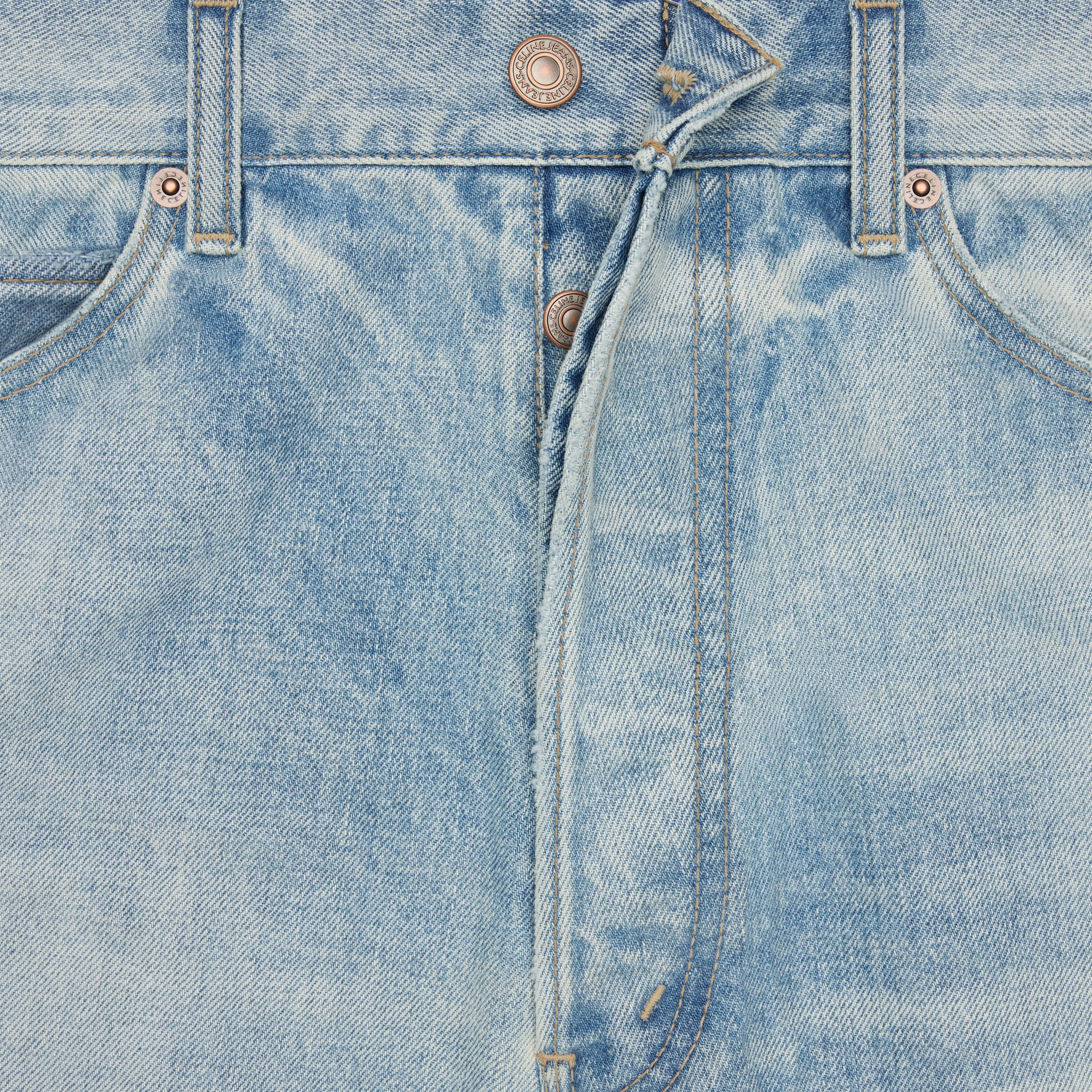 wesley jeans in rider wash denim - 4