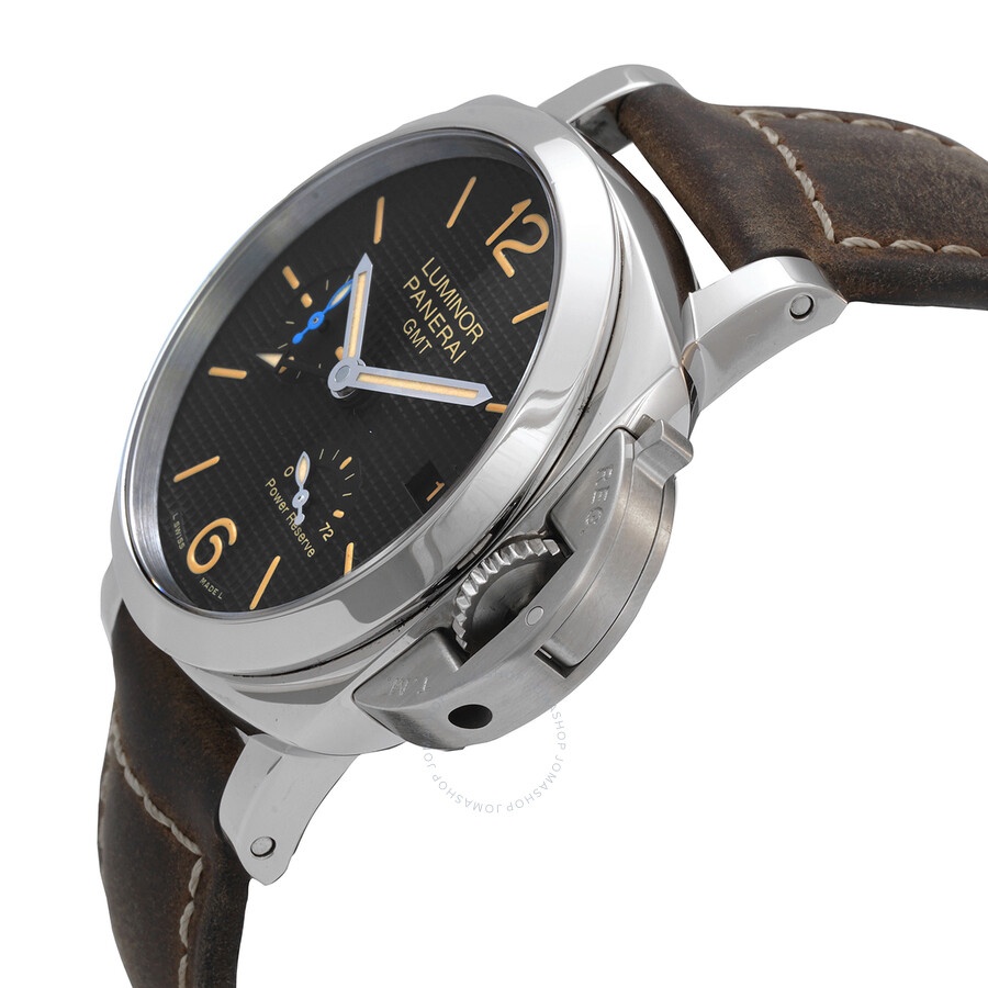 Pre-owned Panerai Luminor 1950 Automatic Black Dial Men's Watch PAM01537 - 2