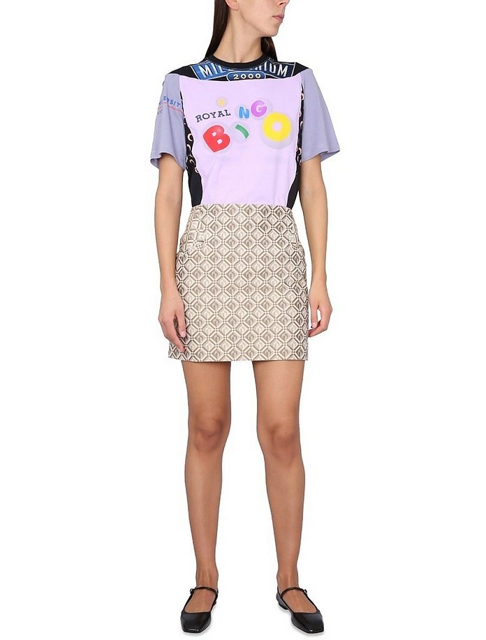 ミニスカート Marine Serre Mini Moon Diamant Skirt Marine Serre Mini Moon Diamant Skirt | forzieri | REVERSIBLE