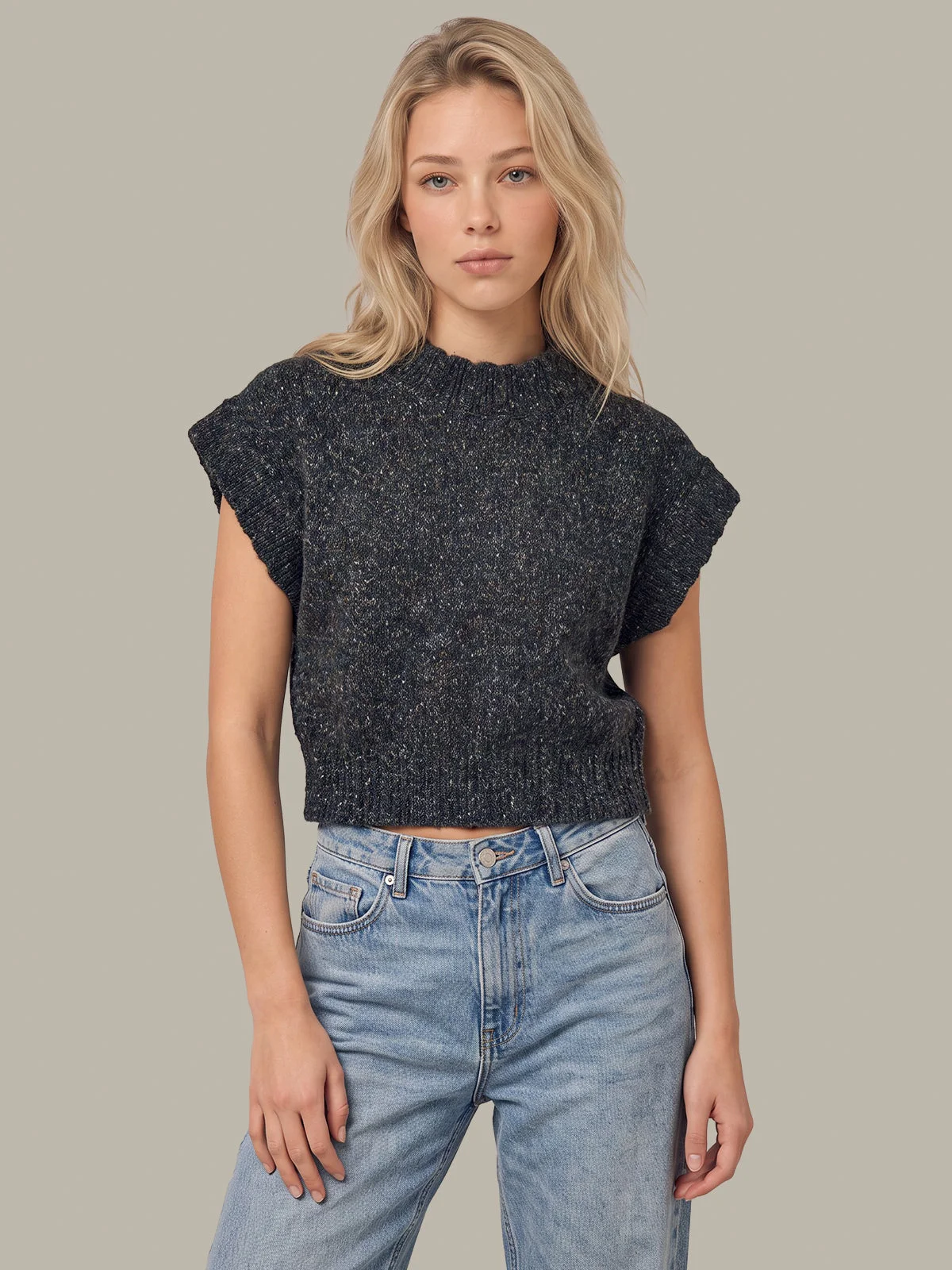 Greer Short Sleeve Dolman Pullover - 1
