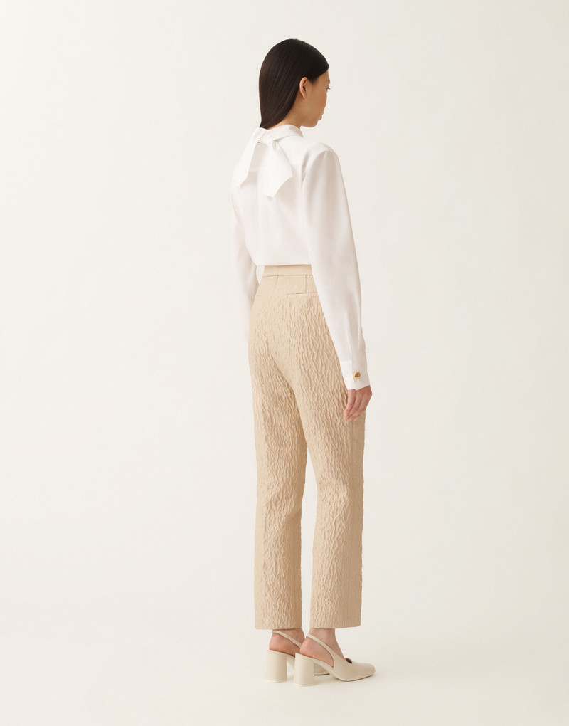 Montefalco trousers in embossed jacquard 4