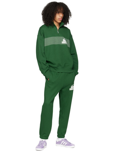 LACOSTE Green Drawstring Lounge Pants outlook