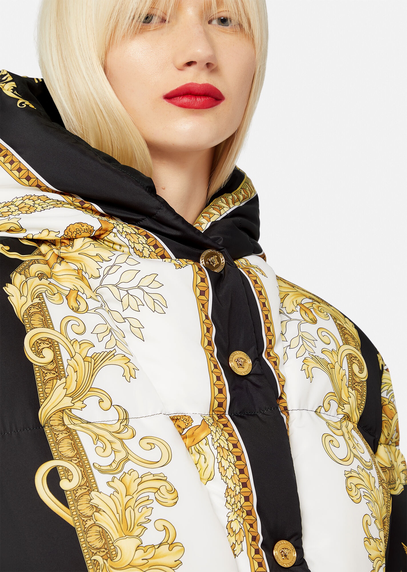 Medusa Renaissance Print Puffer Jacket - 5