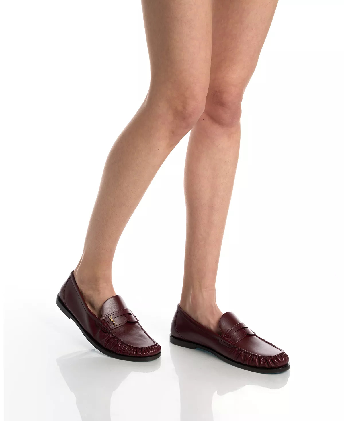 Women's Loafers in Smooth Leather - 3