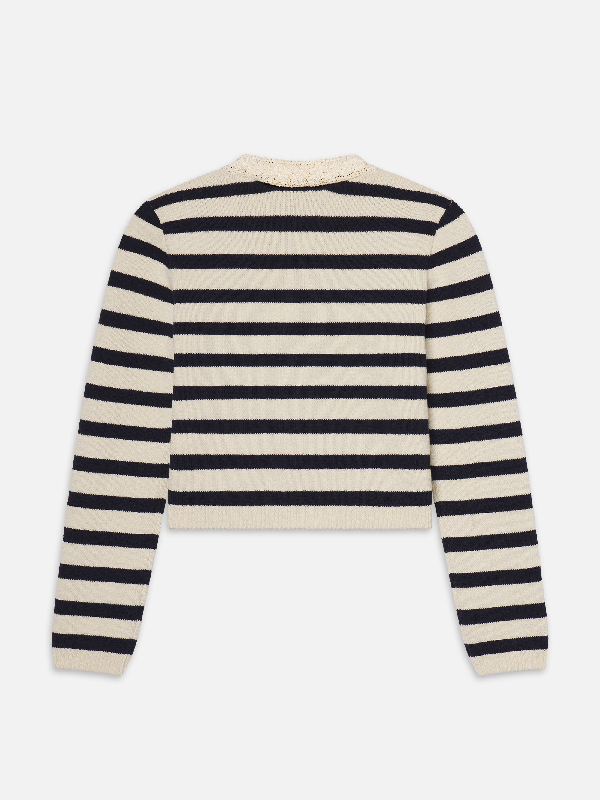 The Harbor Cardigan in Navy Multi - 4