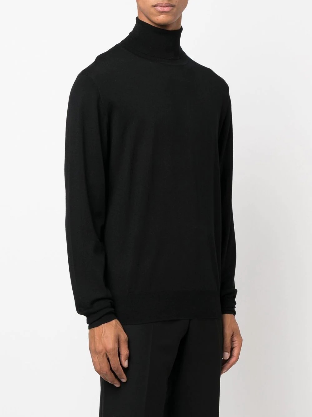 turtleneck wool jumper - 3