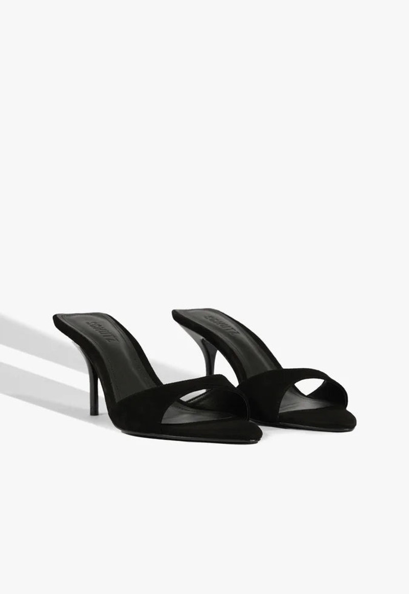 SCHUTZ Elodie Suede Sandal outlook