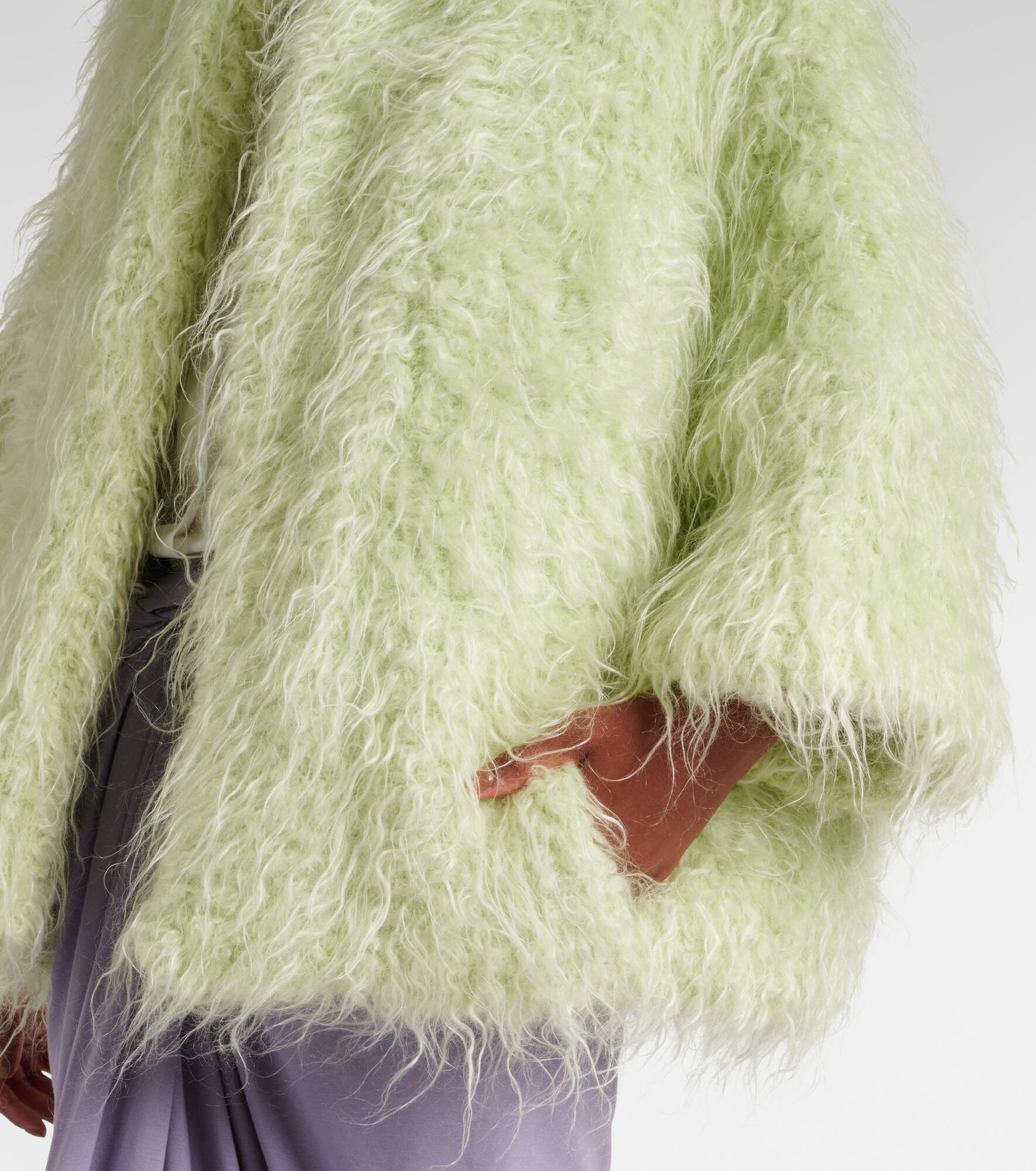Faux shearling jacket - 5