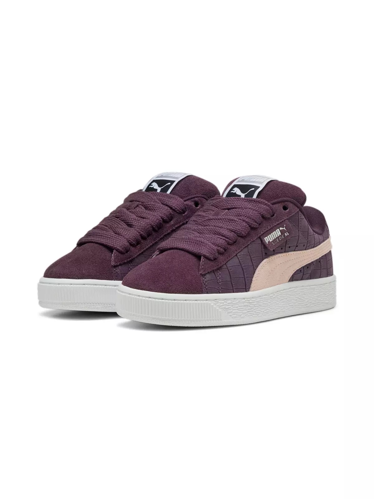 PUMA Suede XL Elevated "Midnight Plum/PUMA White" Women's Shoe - 3