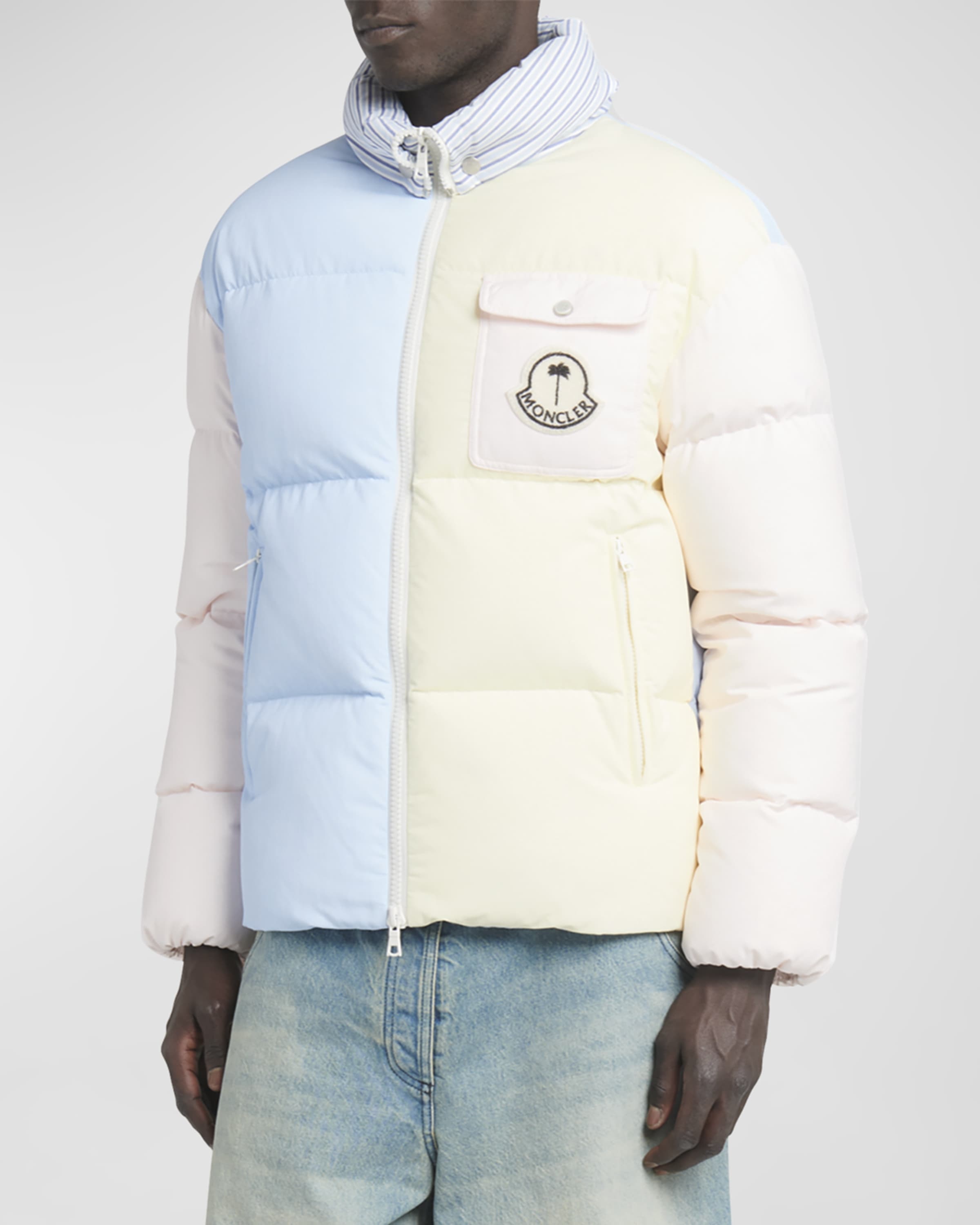 Men's Moncler x Palm Angels Douady Colorblock Puffer Jacket - 2