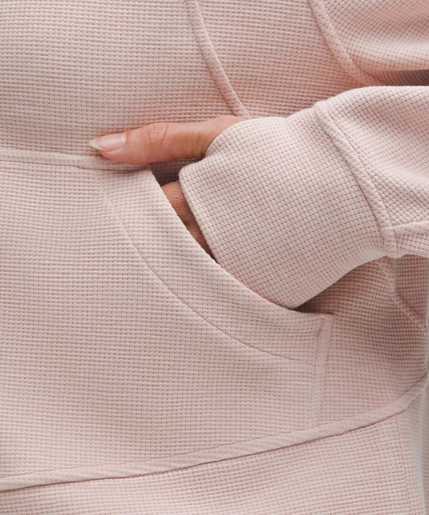 Scuba Oversized Full-Zip Hoodie *Waffle - 5