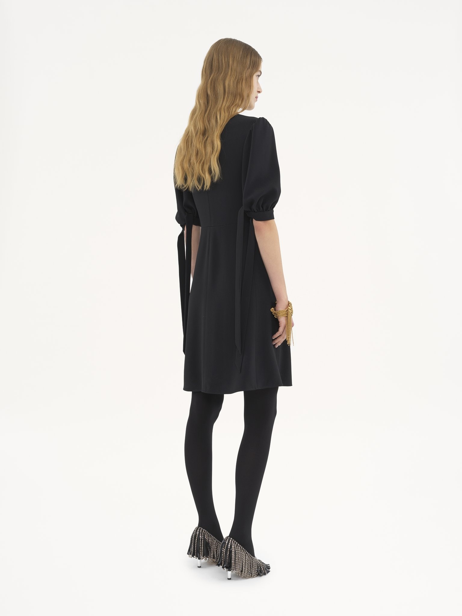 ワンピース CHLOE A-LINE DRESS IN CREPE Chloé A-LINE DRESS IN CRÊPE | REVERSIBLE