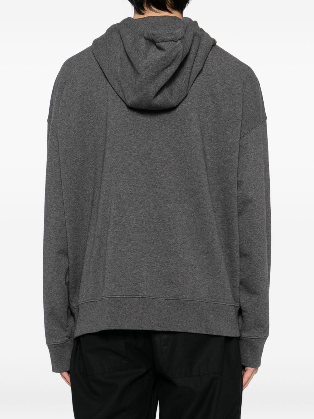 fox-head patch hoodie - 4